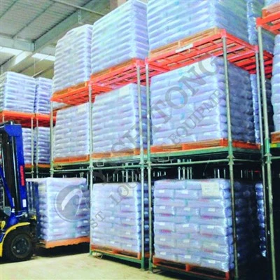Scaffalatura per pallet impilabili
